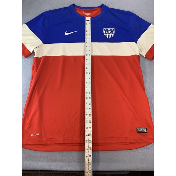 Nike Dri-Fit Authentic US Soccer Team Jersey Color Block Men's Size XL FIFA - Picture 8 of 9